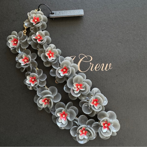 J. Crew floral statement necklace - Picture 6 of 8
